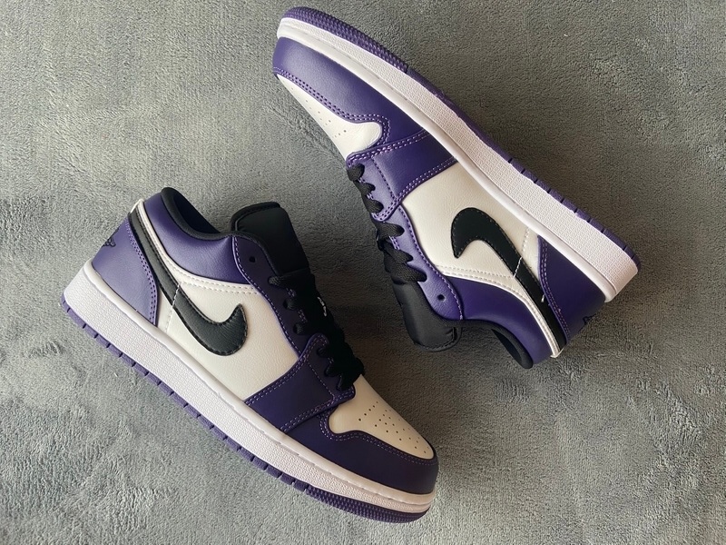 Air Jordan 1 Low Court Purple 553558-500