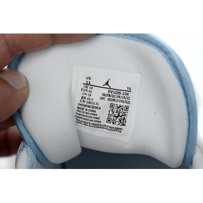 Air Jordan 1 Low Light Blue And White DV1299-104 02