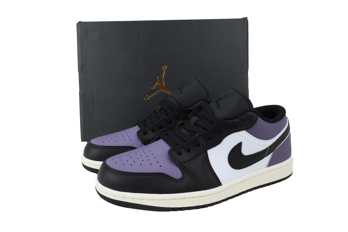 Air Jordan 1 Low Night Purple Thunder 553560-081