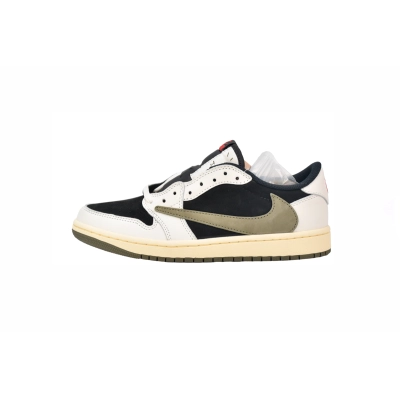 Air Jordan 1 Low OG WMNS “Olive”Black Green Olive DZ4137-106 01