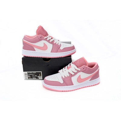 Air Jordan 1 Low Pink White 553560-616 02