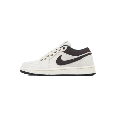 Air Jordan 1 Low Premium 'Ivory Baroque Brown' IB8058-110 01