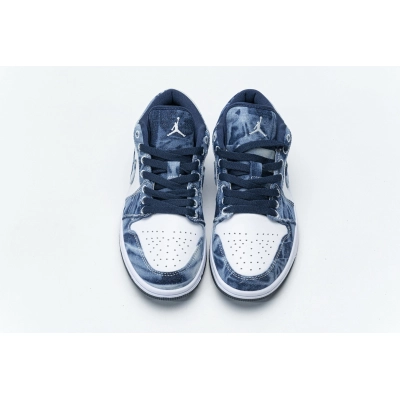 Air Jordan 1 Low SE Washed Denim CZ8455-100 02