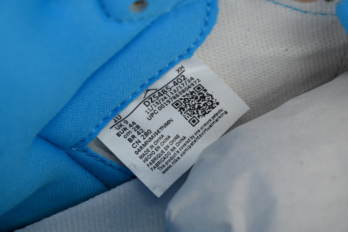 Air Jordan 1 Retro High OG 'UNC Reimagined' DZ5485-402