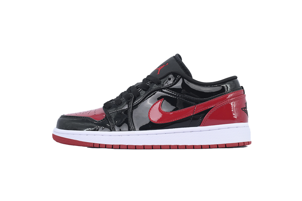 Air Jordan 1 Retro Low OG 'Black Red' 553558-063