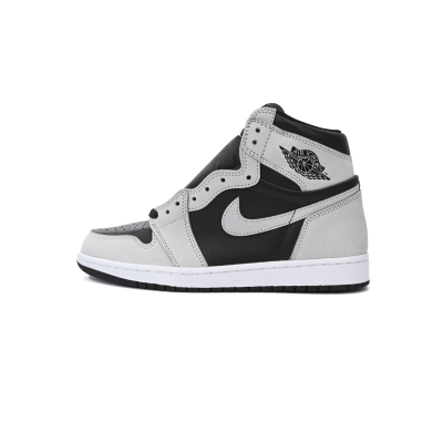 Air Jordan 1 Shadow 2.0 Black Light Smoke Grey 555088-035 01