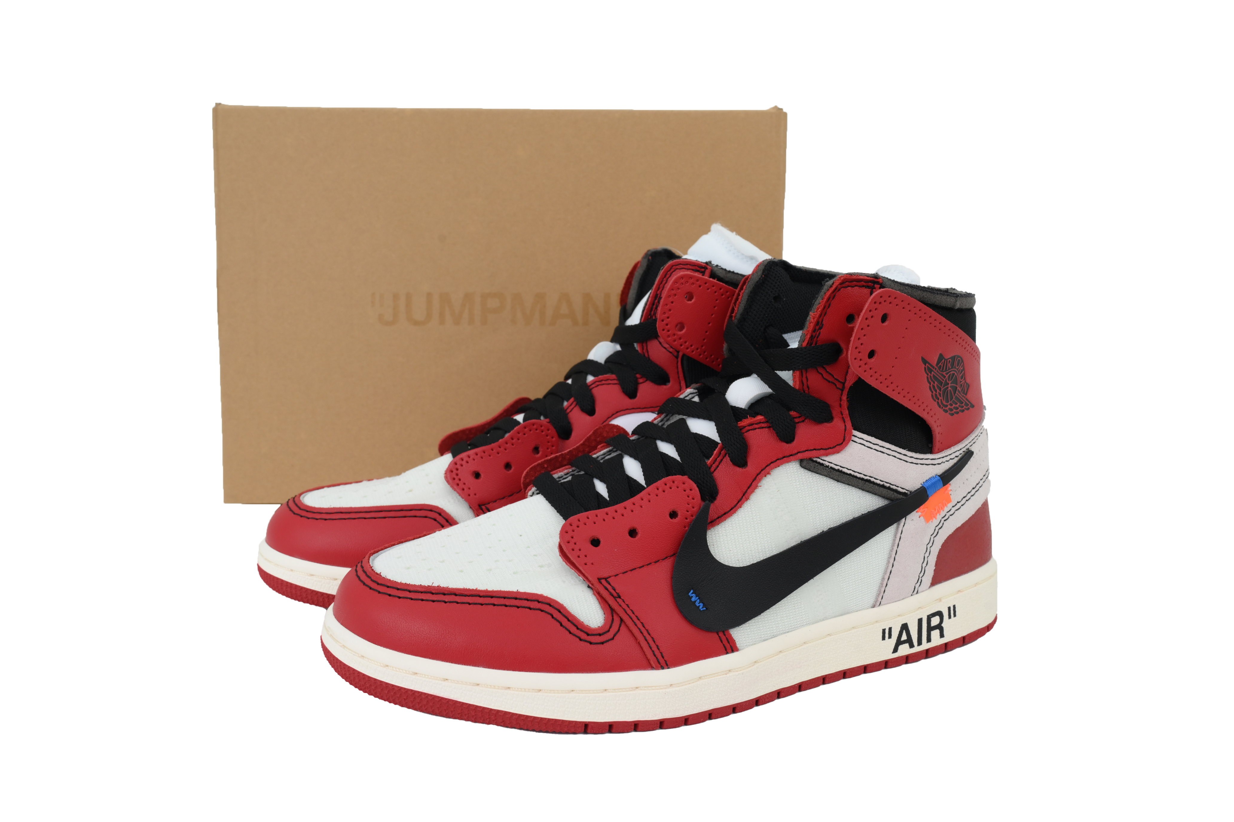 OFF-WHITE x Air Jordan 1 High OG 10X“Chicago” AA3834-101