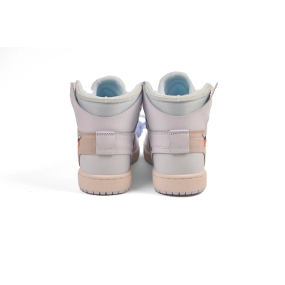 OFF WHITE X Air Jordan 1 White AQ0818-100 02