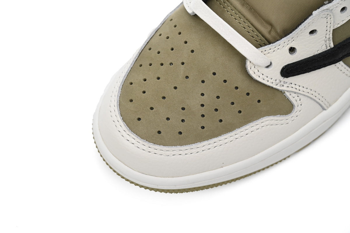 Travis Scott x Air Jordan 1 Low Black, White, Green FZ3124-200