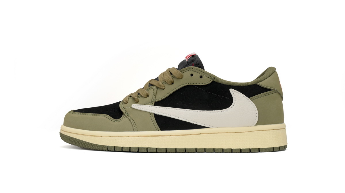Travis Scott x Air Jordan 1 Low OG "Black Olive" DM7866-002