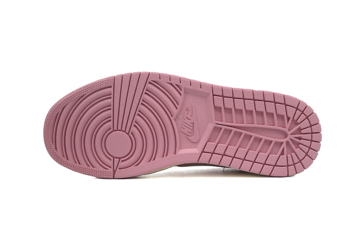 Travis Scott x Air Jordan 1 Low OG White Pink DM7866-600