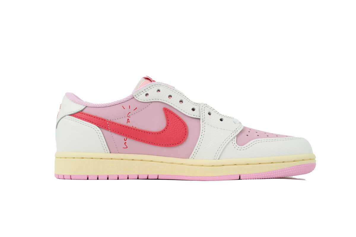 Travis Scott x Air Jordan 1 Low Rice Noodles Barb IQ7604-101