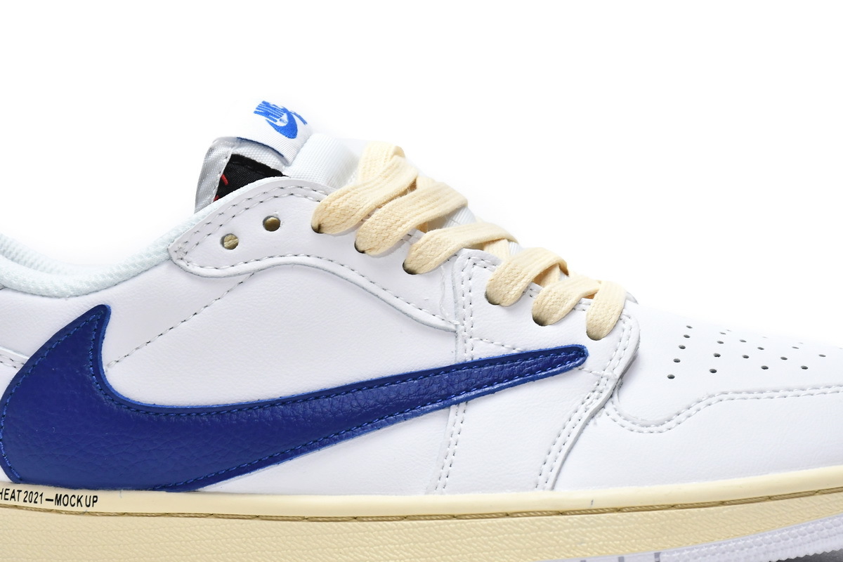 Travis Scott x Air Jordan 1 Low White Blue DH68369-186