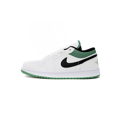Travis Scott x Air Jordan 1 Low White Green 553560-129 01