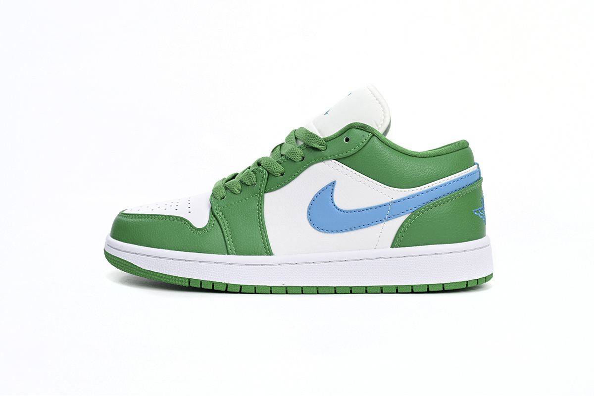 Travis Scott x Air Jordan 1 Low White Green Blue DC0774-304
