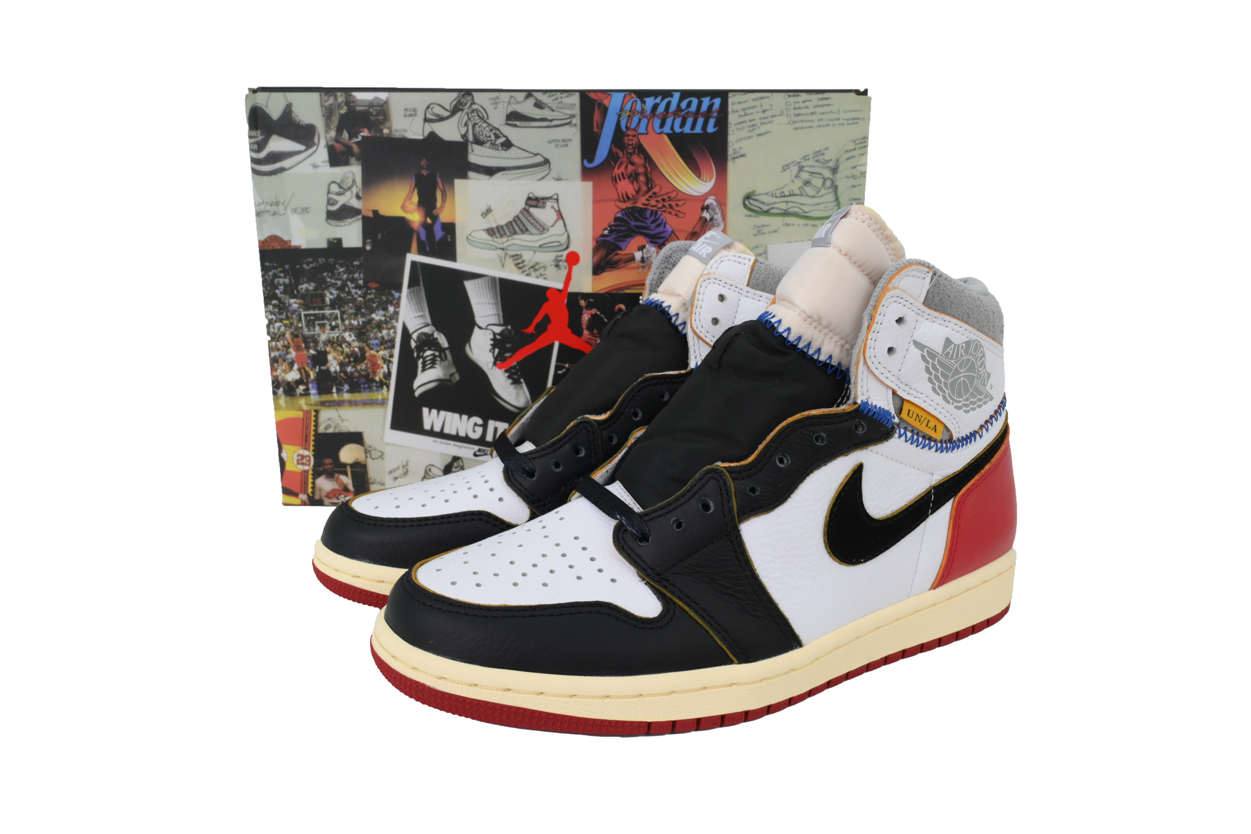 Union X Air Jordan 1 OG Hi Retro“Black Toe” BV1300-106