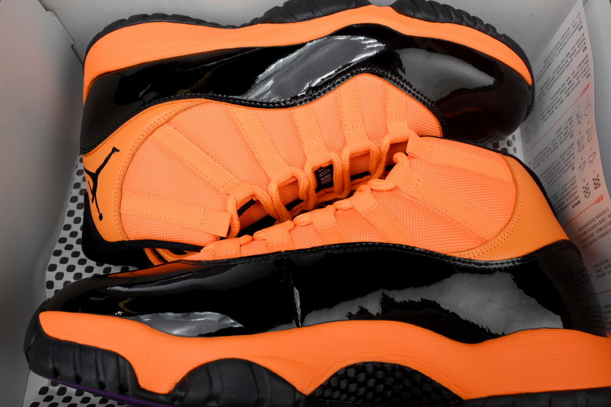 Air Jordan 11 Retro "Black Orange” CT8012-800