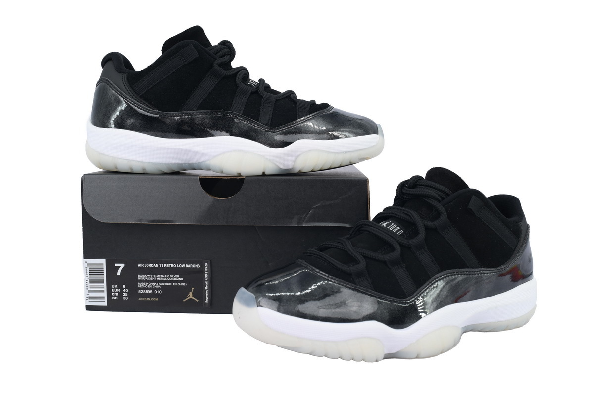 Air Jordan 11 Retro Low 'Barons' 528895-010