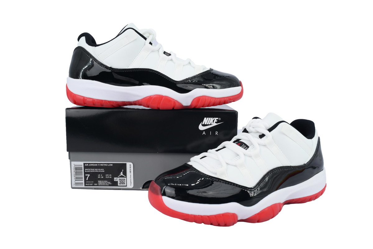 Air Jordan 11 Retro Low Concord Bred AV2187-160