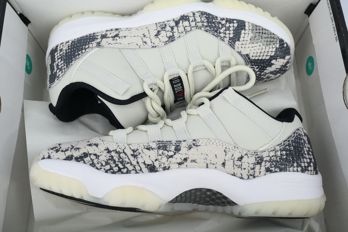 Air Jordan 11 Retro Low Light Bone Snakeskin CD6846-002