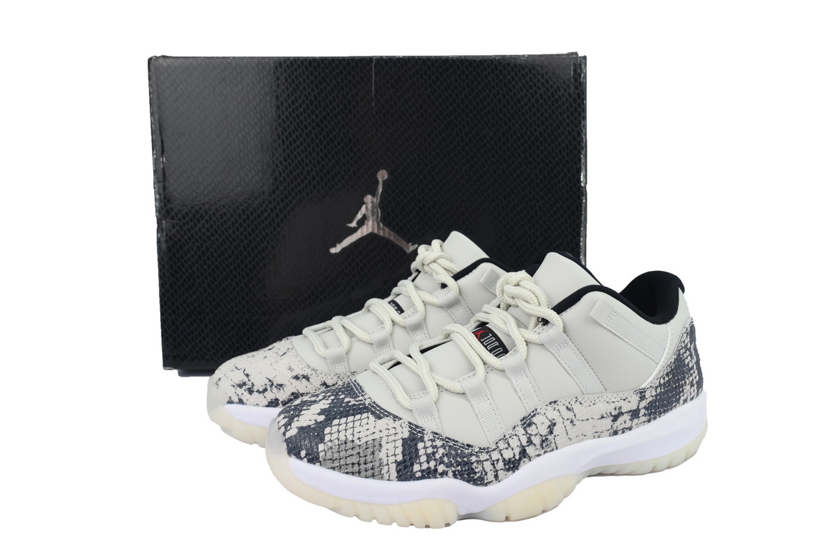 Air Jordan 11 Retro Low Light Bone Snakeskin CD6846-002