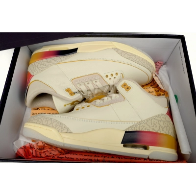 J Balvin x Air Jordan 3 White Blue Red FN0344-901 02