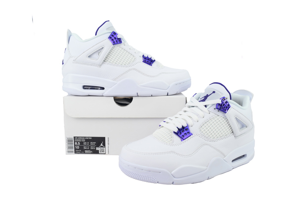 Air Jordan 4 Retro Purple Metallic CT8527-115