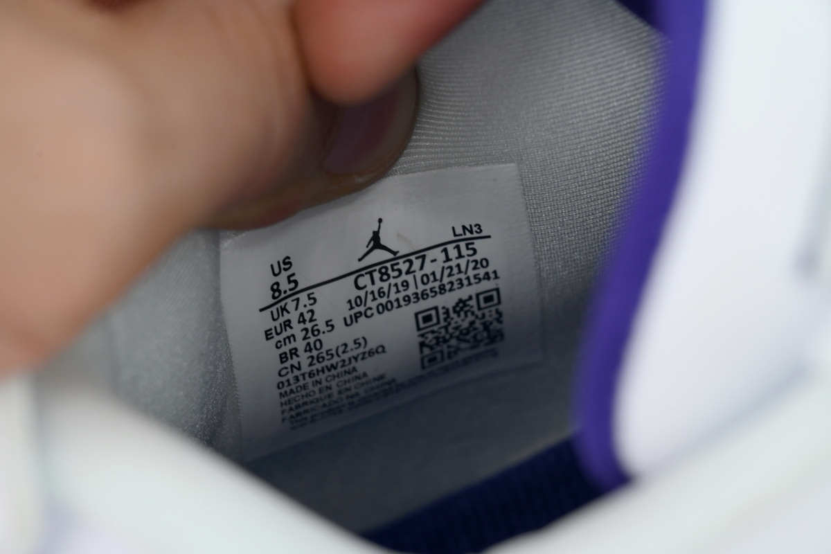Air Jordan 4 Retro Purple Metallic CT8527-115