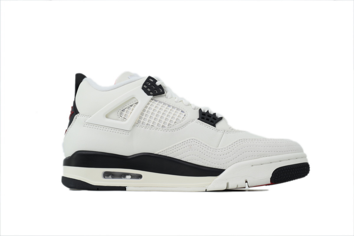 Air Jordan 4 Retro White Black And Red IM4002-100