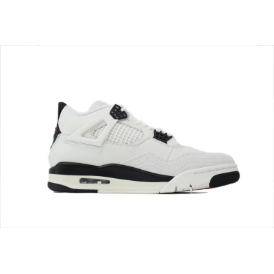 Air Jordan 4 Retro White Black And Red IM4002-100 02