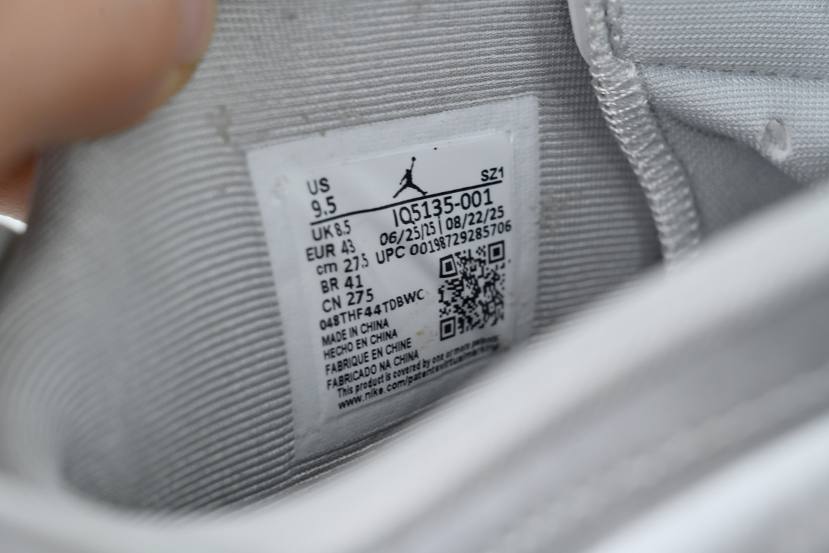 Air Jordan 6 Replica Rich Silver IQ5135-001