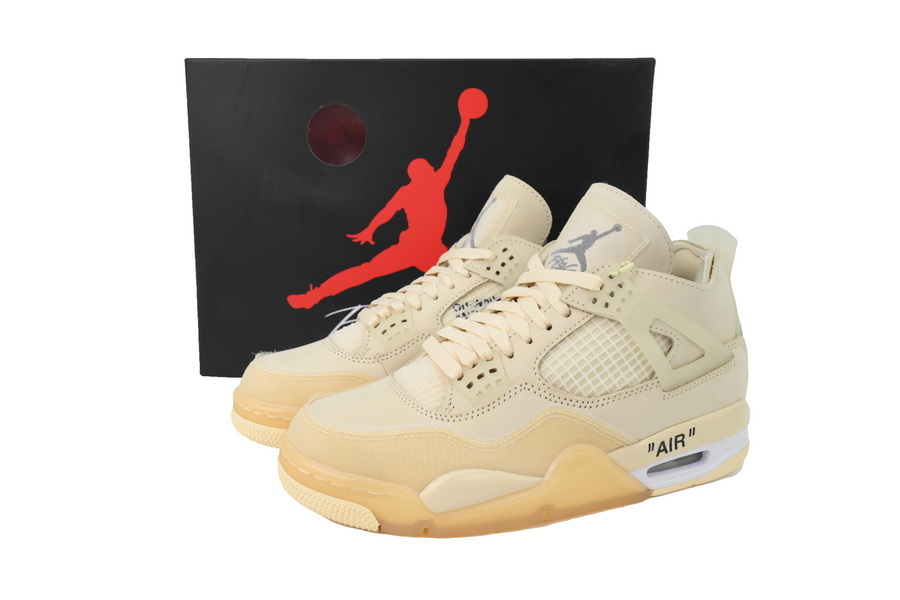 OFF White x Air Jordan 4 Sail CV9388-100