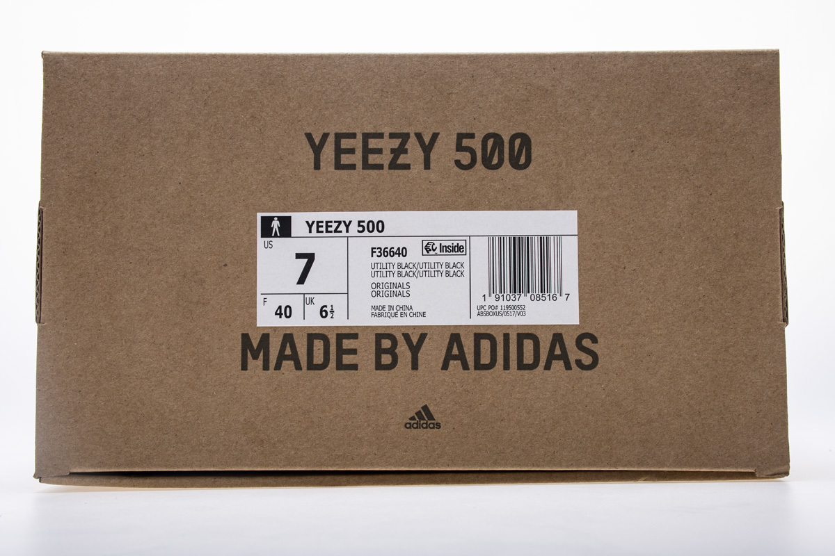  Adidas Yeezy 500 Utility Black  F36640