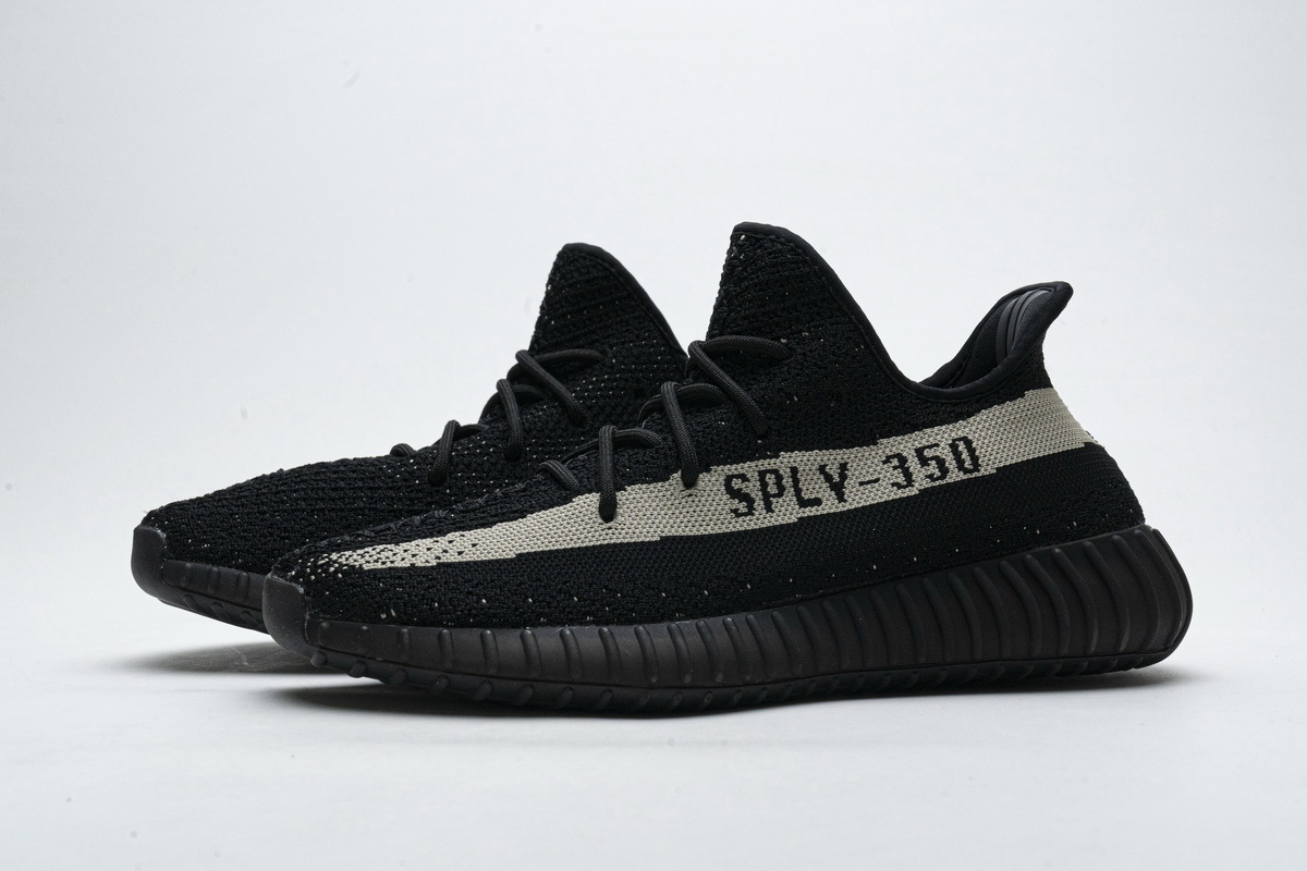 Adidas Yeezy Boost 350 V2 Core Black/White Real Boost BY1604