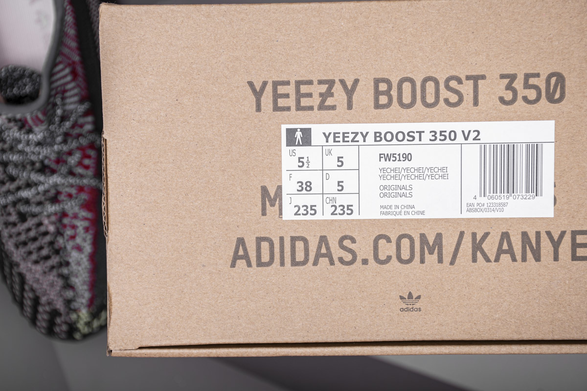 Adidas Yeezy Boost 350 V2 Yecheil Real Boost FW5190