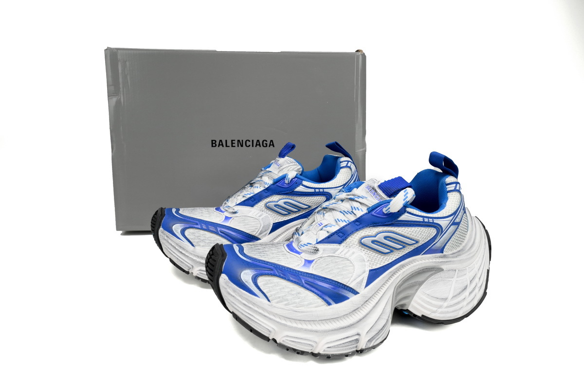 Balenciaga 10XL White Gray Black White Blue 784342 W2MV2 1214