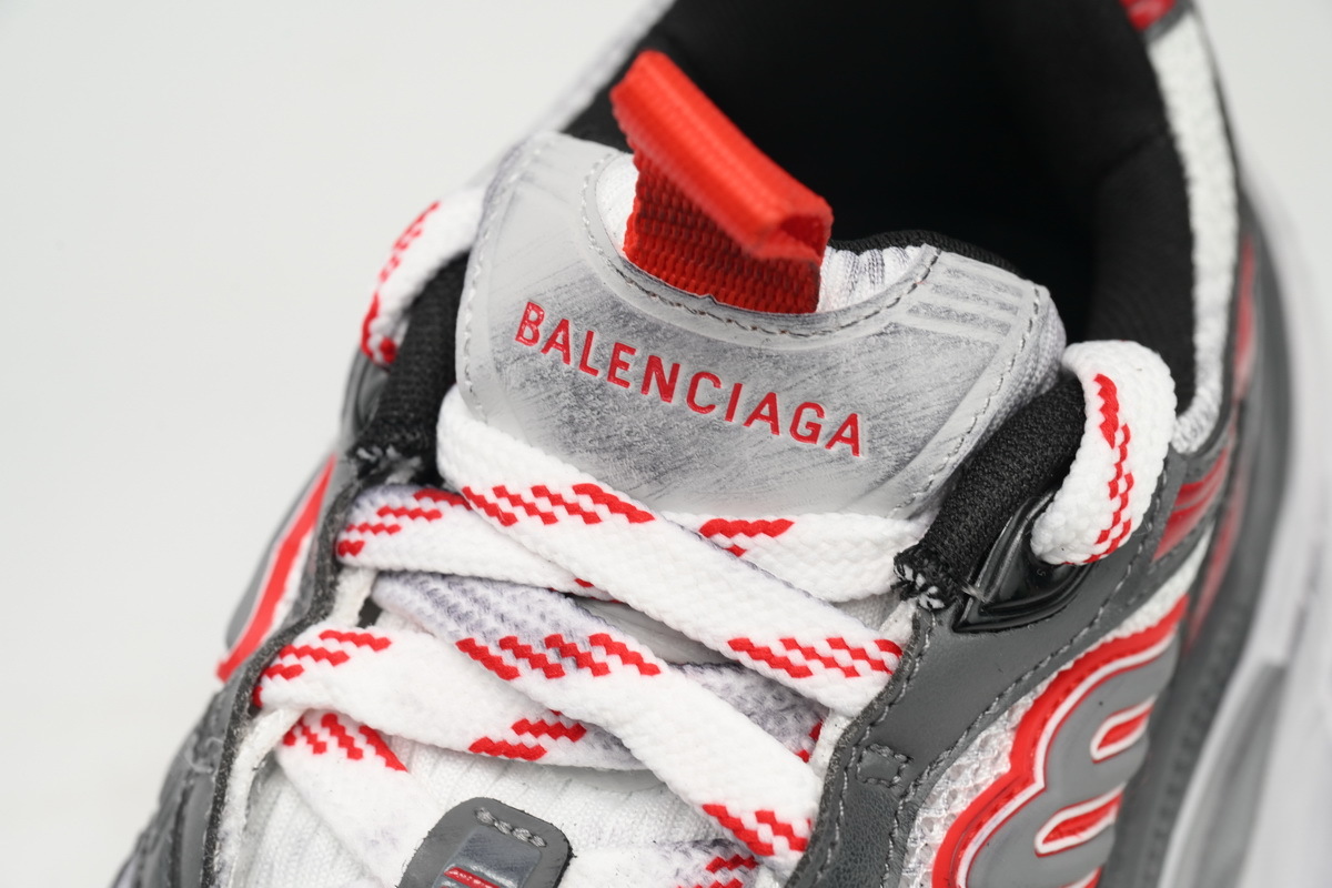 Balenciaga 10XL White Gray Red 784342 W2MV2 9645