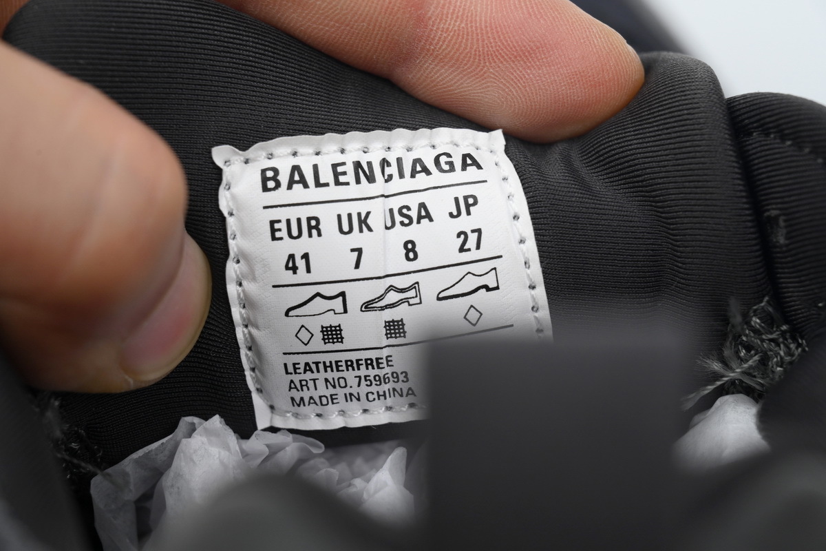 Balenciaga 3XL Black Gray 759693 W3XLI 1819