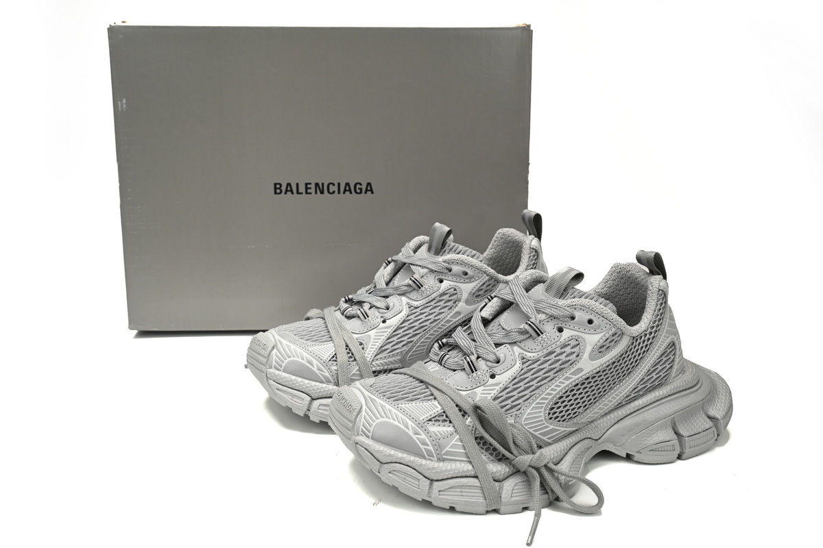Balenciaga 3XL Silver Light Gray 734731 W3XLR 1281