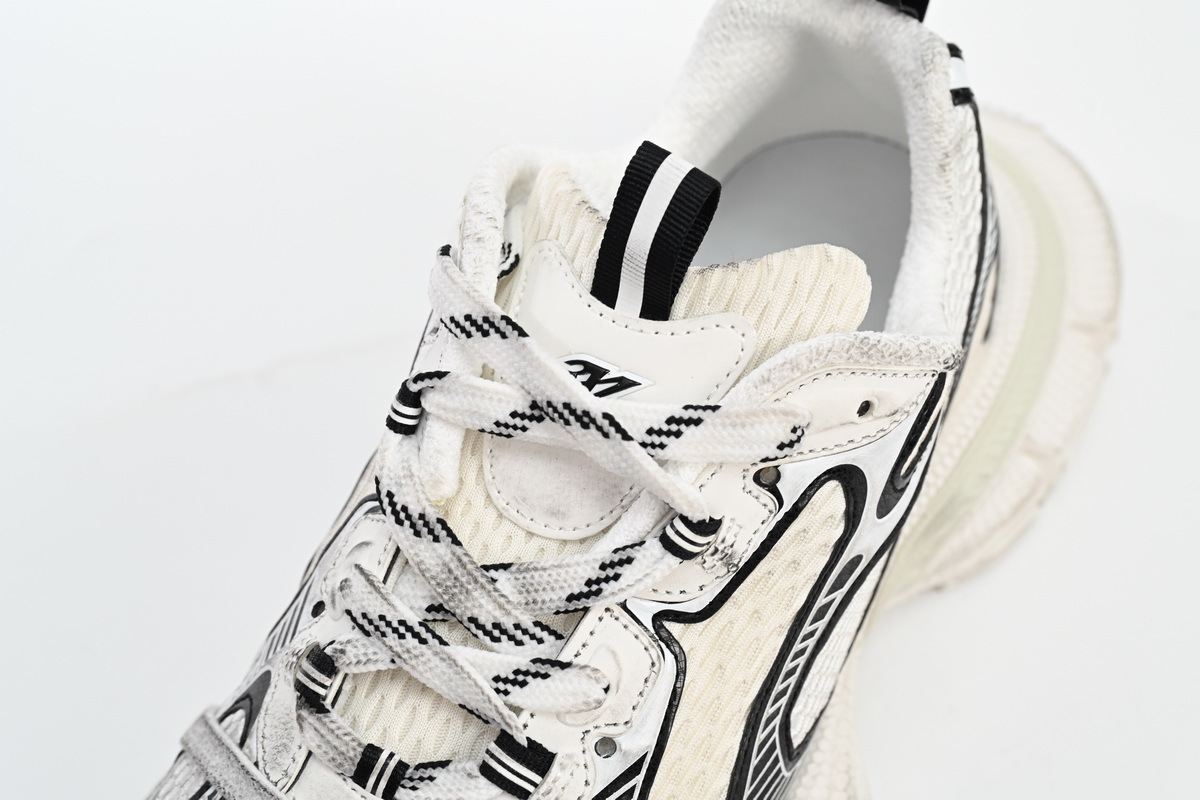 Balenciaga 3XL Silver Rice White Black 542229 W1RB5 0352