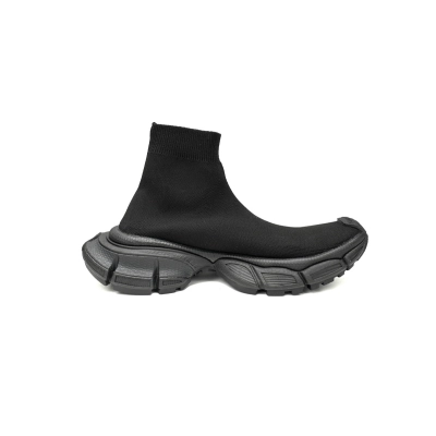 Balenciaga 3XL Sock Purple Black Black 758429 W2DG1 1010 02