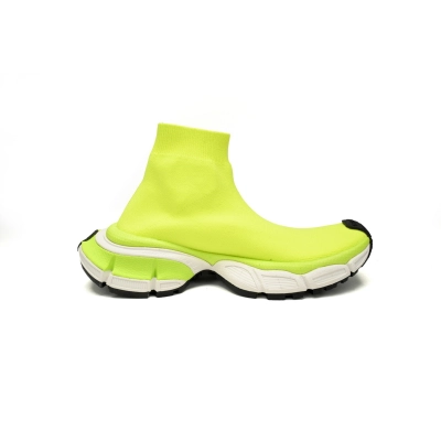 Balenciaga 3XL Sock Purple Black Fluorescent Green 758429 W2DG1 7090 02
