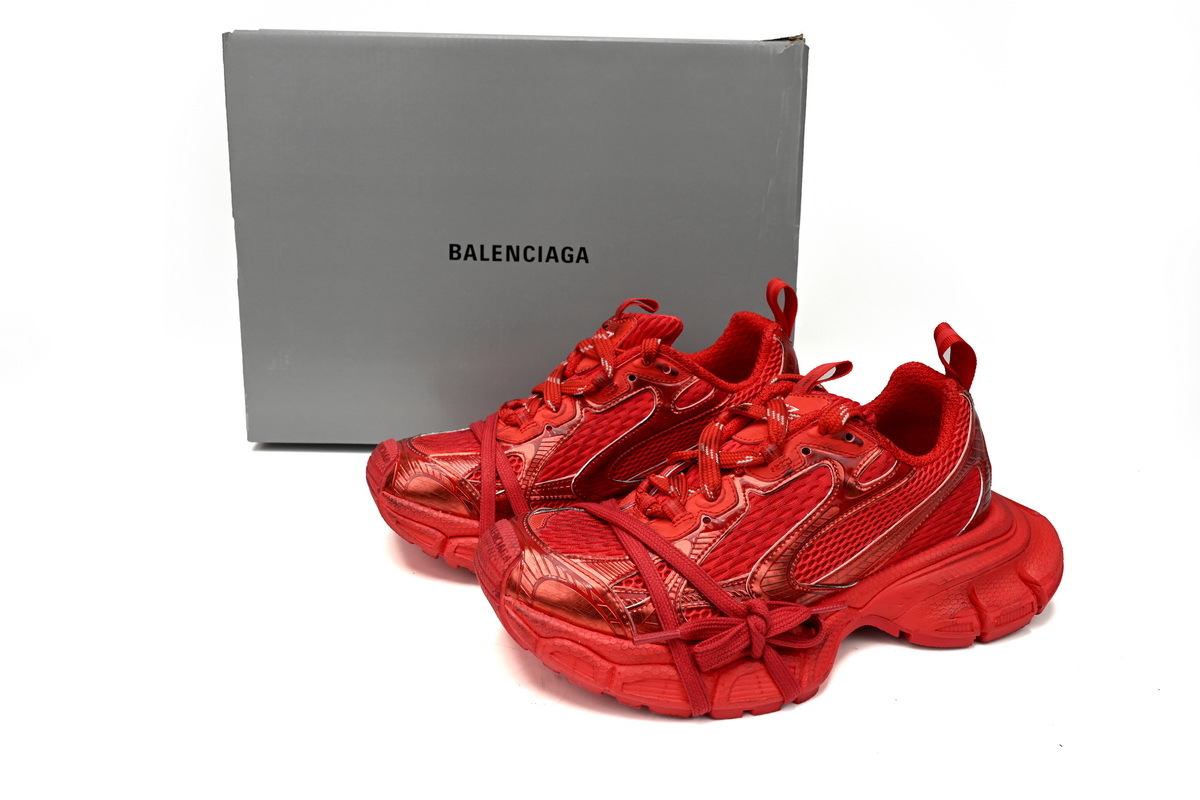 Balenciaga 3XL White Red 734734 W3XL5 6000