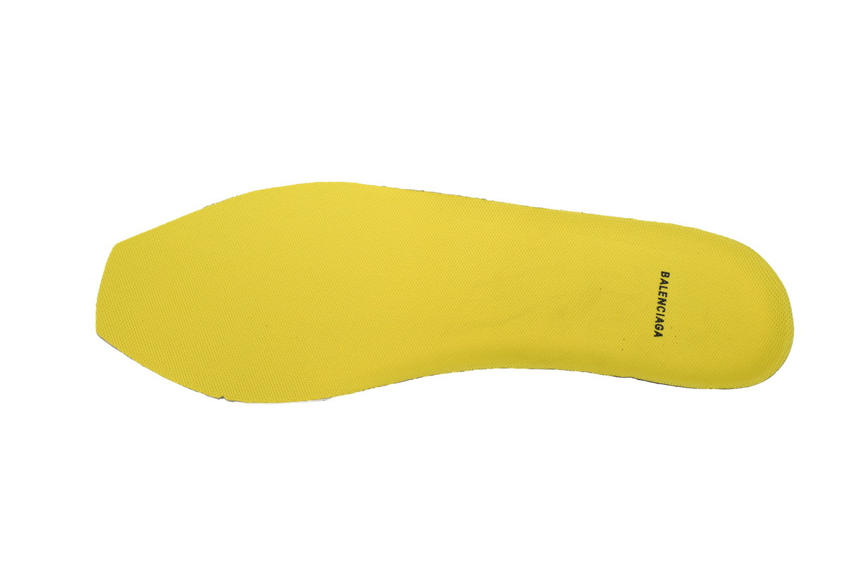 Balenciaga 3XL Yellow Ice Velvet 766034 WSXR2 7010