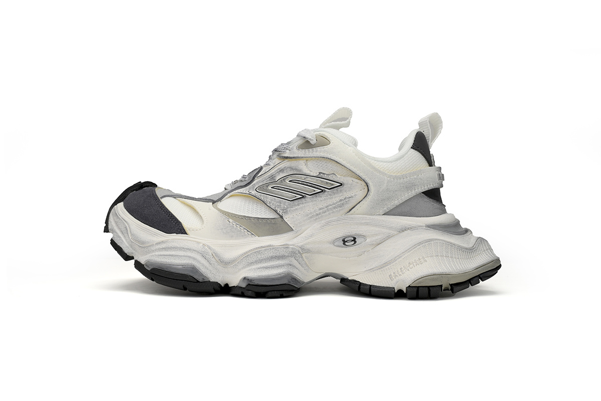 Balenciaga CARGO White Rice White Gray 785756 W2MV1 9012