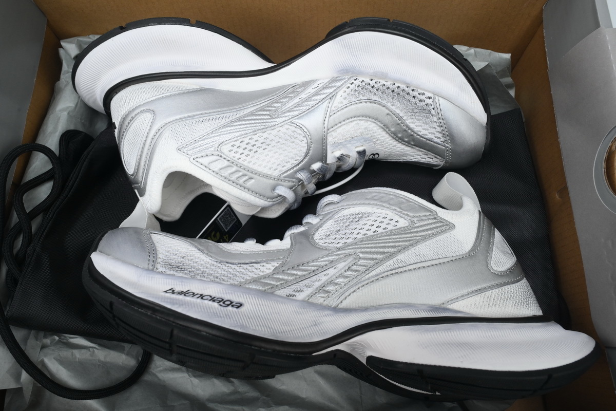 Balenciaga Circuit Sneaker 'Worn-Out - White Silver'3 793944 WFLGY 9100
