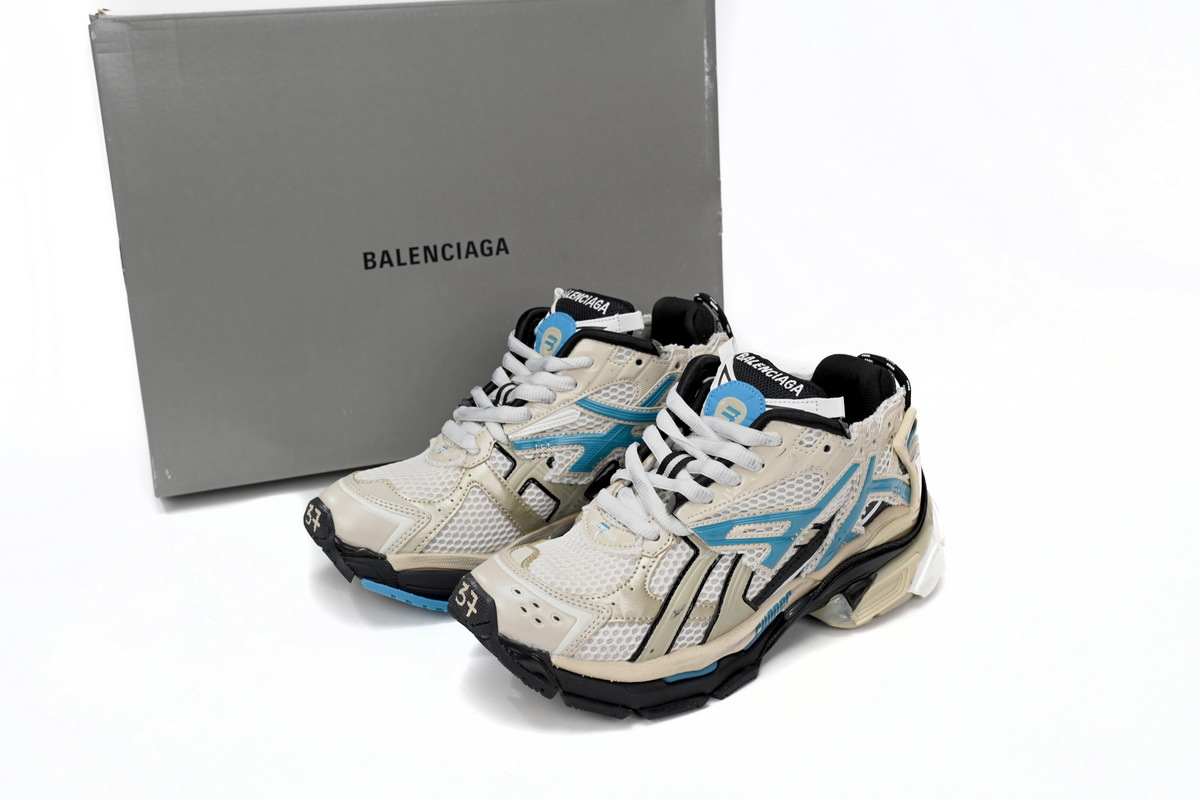 Balenciaga Runner Grey Blue 677402 W5RH6 0312