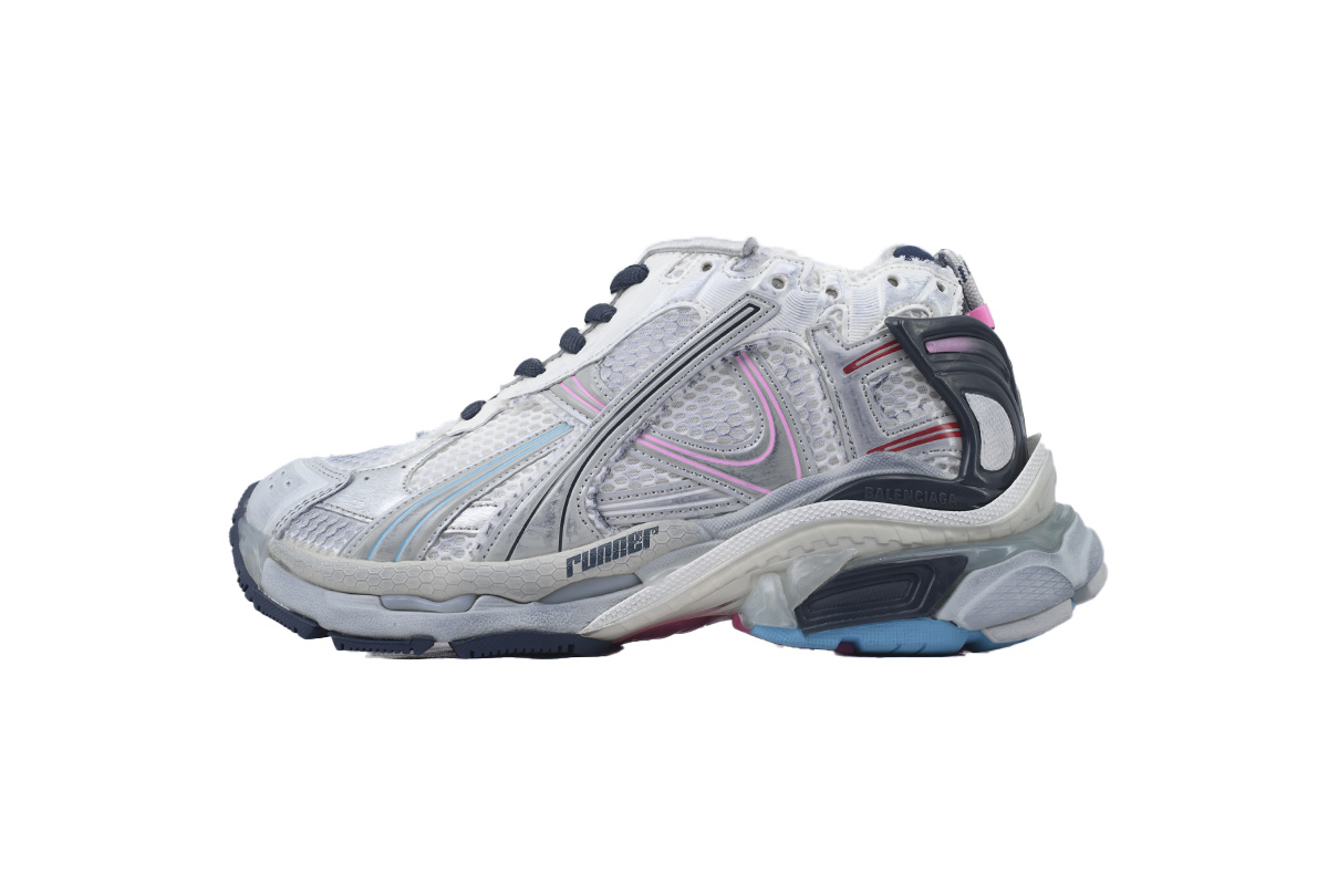 Balenciaga Runner Light Grey Deep Orchid 772767 W3RNY 0322