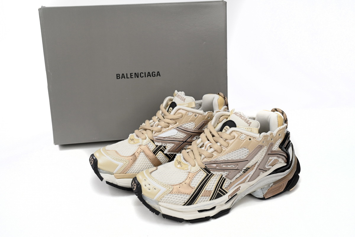 Balenciaga Runner Rice Pla Tinum 677403 W3RB3 9891