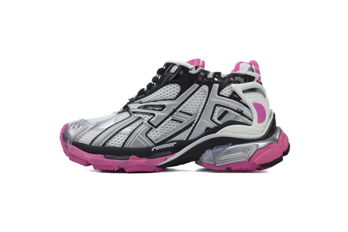 Balenciaga Runner Silver Red 677402 W3RB2 9155